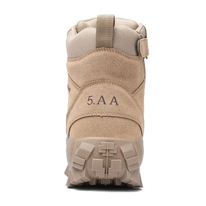 (🎁Free Socks Giveaway🧦) Men Waterproof Non-Slip Hiking Boots Orthopedic Support Anti-Smash Anti-Puncture Work Boots