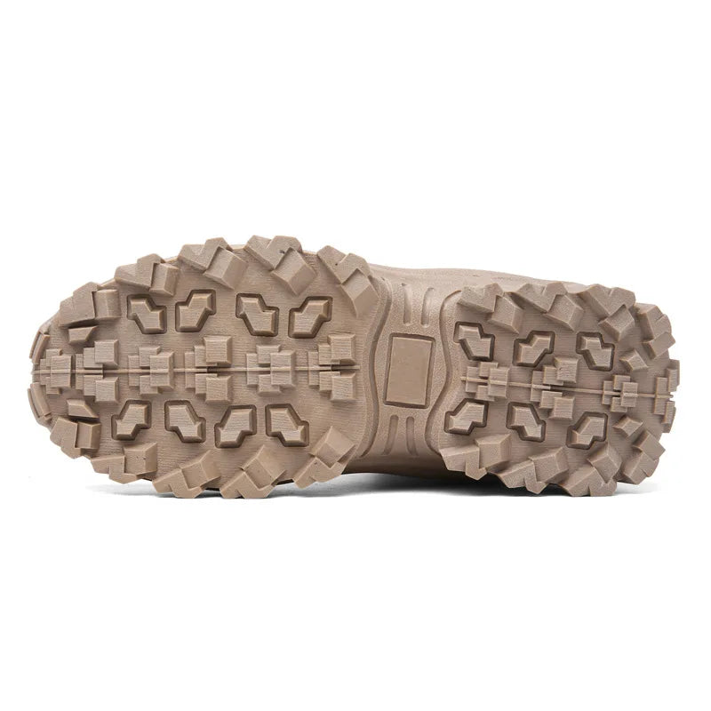 (🎁Free Socks Giveaway🧦) Men Waterproof Non-Slip Hiking Boots Orthopedic Support Anti-Smash Anti-Puncture Work Boots