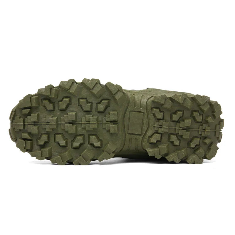 (🎁Free Socks Giveaway🧦) Men Waterproof Non-Slip Hiking Boots Orthopedic Support Anti-Smash Anti-Puncture Work Boots