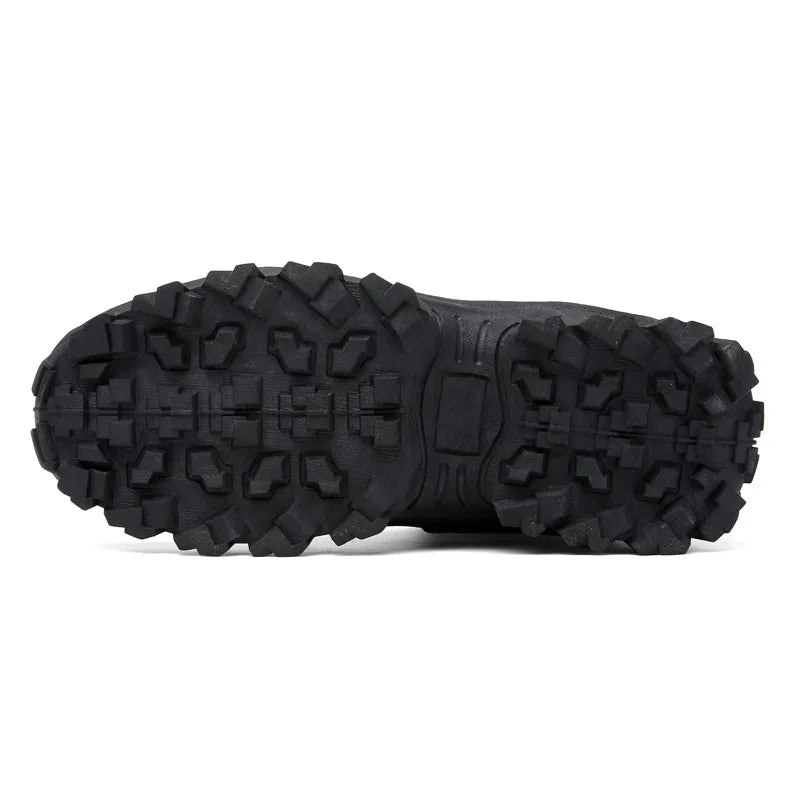 (🎁Free Socks Giveaway🧦) Men Waterproof Non-Slip Hiking Boots Orthopedic Support Anti-Smash Anti-Puncture Work Boots